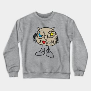 Owl Bird Crewneck Sweatshirt